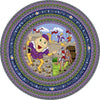 Kid Essentials Humpty Dumpty 7'7" Round Area Rug in Color Multi