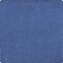 Kid Essentials Just Kidding 6' x 6'  Area Rug in Color Cobalt Blue
