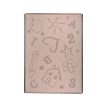 Playful Patterns Kid's Art 3'10" x 5'4" Area Rug in Color Beige