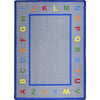 Kid Essentials Learn Your Letters 5'4" x 7'8" Area Rug in Color Multi