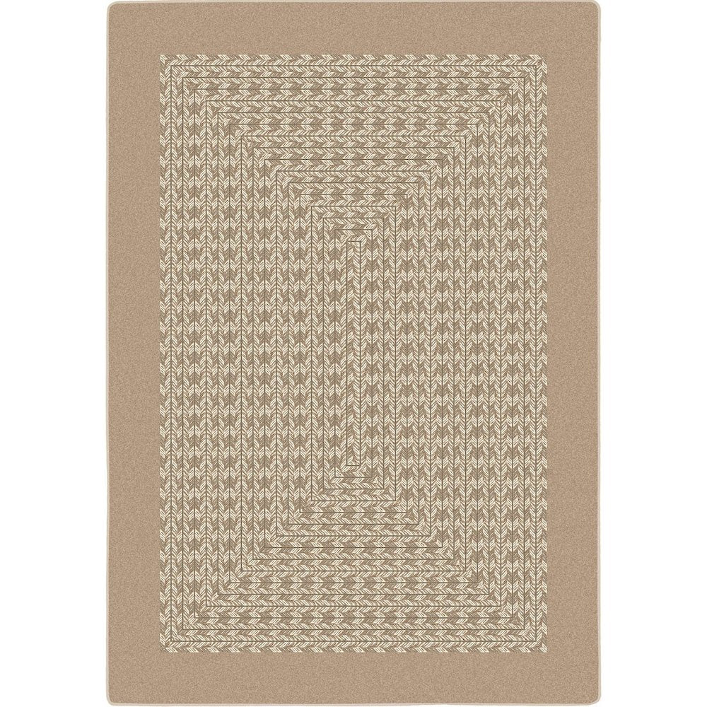 Kid Essentials Like Home 3'10" x 5'4" Area Rug in Color Beige