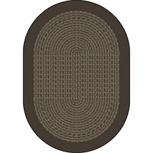 Kid Essentials Like Home 3'10" x 5'4" Oval Area Rug in Color Chocolate