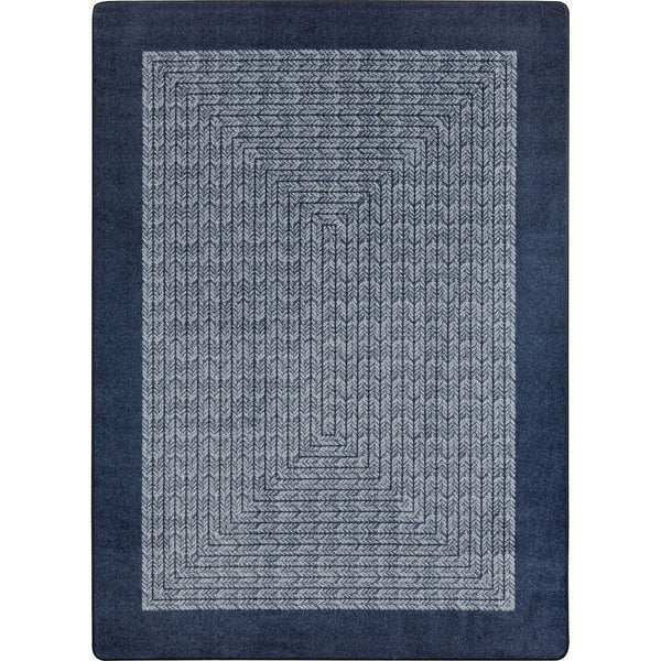 Kid Essentials Like Home 3'10" x 5'4" Area Rug in Color Navy