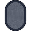 Kid Essentials Like Home 3'10" x 5'4" Oval Area Rug in Color Navy