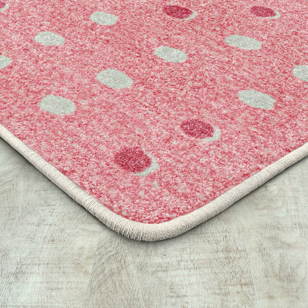Claremont Kids Little Moons 3'10" x 5'4" Area Rug in Color Blush