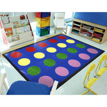 Kid Essentials Lots of Dots 2'8" x 3'10" Area Rug in Color Multi