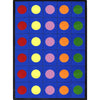 Kid Essentials Lots of Dots 7'8" x 10'9" Area Rug in Color Multi