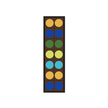 Kid Essentials Lots of Dots 2'1" x 7'8" Runner Area Rug in Color Earthtone