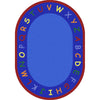 Kid Essentials New Beginnings 5'4" x 7'8" Oval Area Rug in Color Multi
