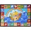 Kid Essentials Noah's Alphabet Animals 3'10" x 5'4" Area Rug in Color Multi