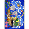 Kid Essentials Noah's Ark 3'10" x 5'4" Area Rug in Color Multi