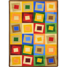 Kid Essentials Off Balance 3'10" x 5'4" Area Rug in Color Neutrals