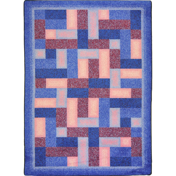 Kid Essentials Off Beat 3'10" x 5'4" Area Rug in Color Purple