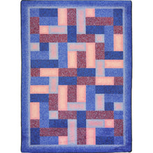 Kid Essentials Off Beat 3'10" x 5'4" Area Rug in Color Purple