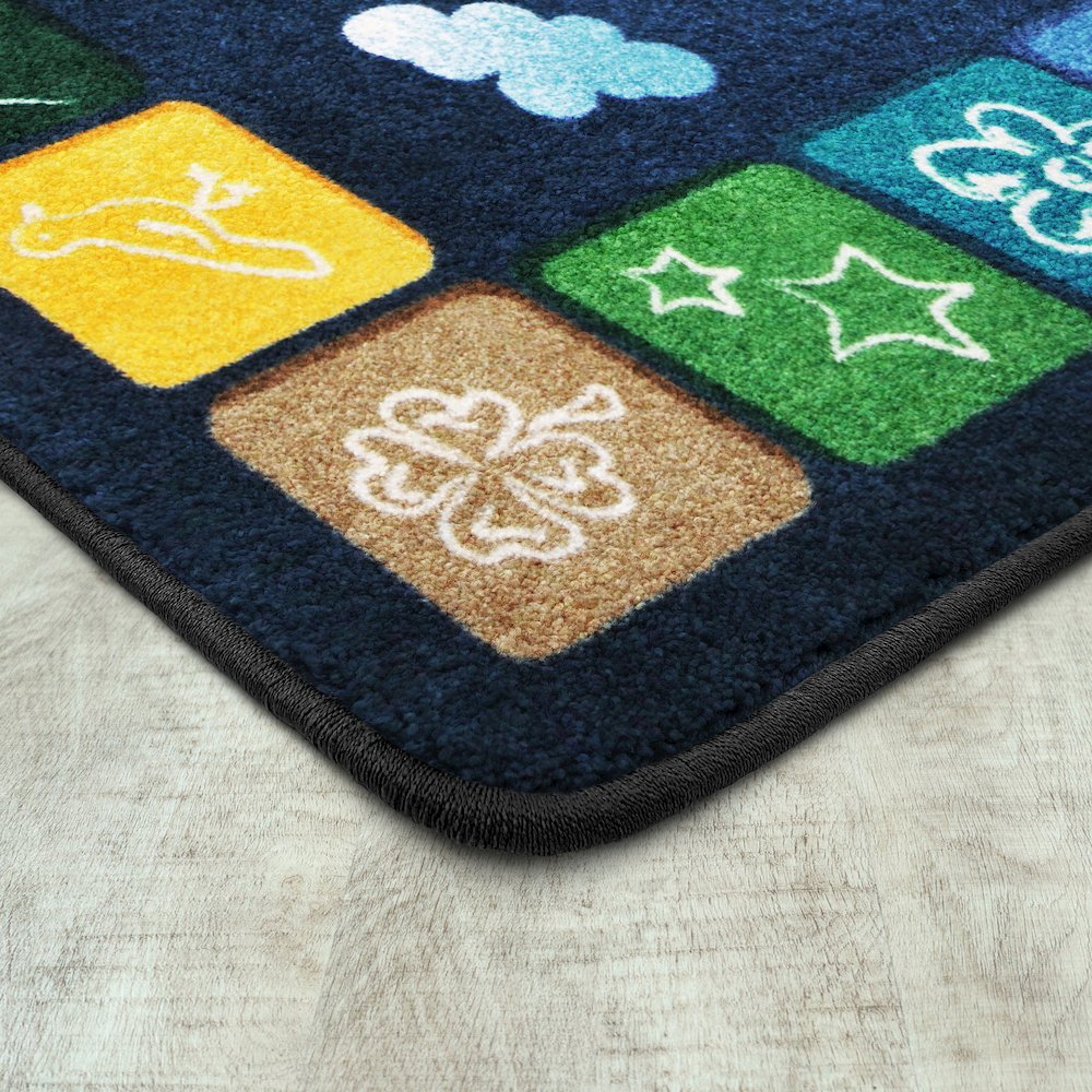 Kid Essentials One World 5'4" x 7'8" Area Rug in Color Neutrals