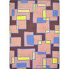 Kid Essentials Outside the Box 3'10" x 5'4" Area Rug in Color Grape