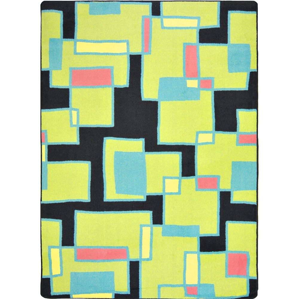 Kid Essentials Outside the Box 3'10" x 5'4" Area Rug in Color Tropical