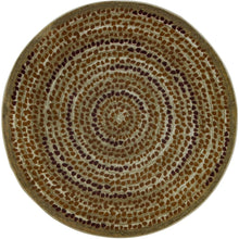 Kid Essentials Peaceful Pebbles 7'7" Round Area Rug in Color Terracotta