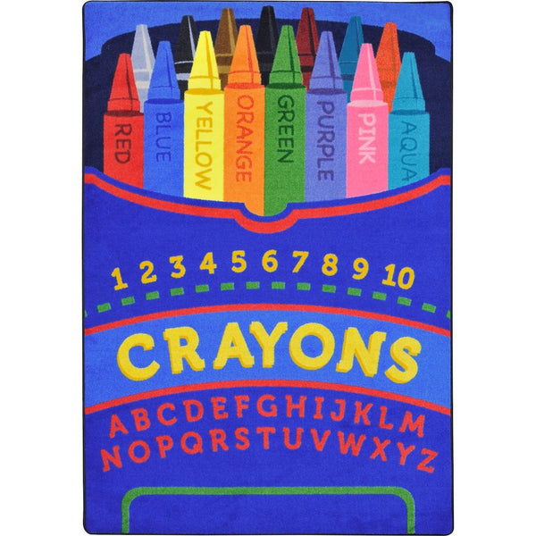 Kid Essentials Pick a Color 3'10" x 5'4" Area Rug in Color Multi