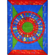 Kid Essentials Play On Words 5'4" x 7'8" Area Rug in Color Multi