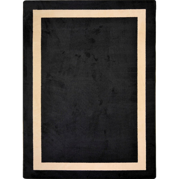 Kid Essentials Portrait 3'10" x 5'4" Area Rug in Color Onyx