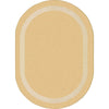 Kid Essentials Portrait 5'4" x 7'8" Oval Area Rug in Color Sandstone