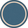 Kid Essentials Portrait 7'7" Round Area Rug in Color Seaside