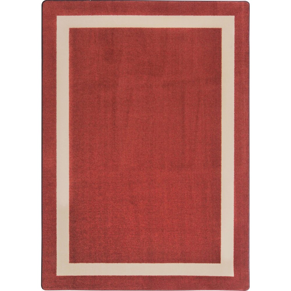 Kid Essentials Portrait 3'10" x 5'4" Area Rug in Color Wine