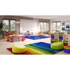 Kid Essentials Rainbow Magic 5'4" x 7'8" Area Rug in Color Rainbow