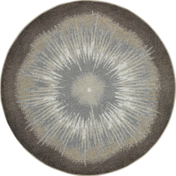 Kid Essentials Rare Earth 5'4" Round Area Rug in Color Woodland