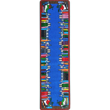 Kid Essentials Read & Learn 2'1" x 7'8" Runner Area Rug in Color Multi
