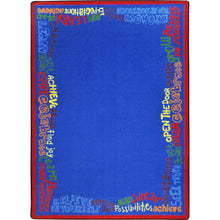 Kid Essentials Read Believe & Achieve 5'4" x 7'8" Area Rug in Color Multi