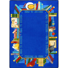 Kid Essentials Read to Succeed 3'10" x 5'4" Area Rug in Color Multi