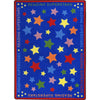Kid Essentials Reading Superstars 5'4" x 7'8" Area Rug in Color Multi