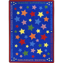 Kid Essentials Reading Superstars 5'4" x 7'8" Area Rug in Color Multi