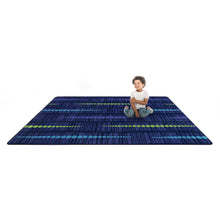 Kid Essentials Recoil 3'10" x 5'4" Area Rug in Color Violet