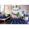 Kid Essentials Recoil 3'10" x 5'4" Area Rug in Color Violet