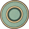 Kid Essentials Ripples 7'7" Round Area Rug in Color Woodland