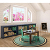 Kid Essentials Ripples 7'7" Round Area Rug in Color Woodland
