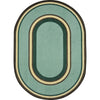 Kid Essentials Ripples 3'10" x 5'4" Oval Area Rug in Color Woodland