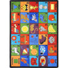 Kid Essentials Say My Name 5'4" x 7'8" Area Rug in Color Multi