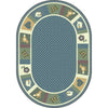 Kid Essentials Seeing Spots 3'10" x 5'4" Oval Area Rug in Color Soft