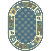 Kid Essentials Seeing Spots 3'10" x 5'4" Oval Area Rug in Color Soft