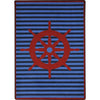 Kid Essentials Set Your Course 3'10" x 5'4" Area Rug in Color Red