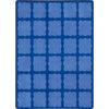 Kid Essentials Simply Squares 7'8" x 10'9" Area Rug in Color Multi