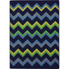 Kid Essentials Sonic 5'4" x 7'8" Area Rug in Color Navy
