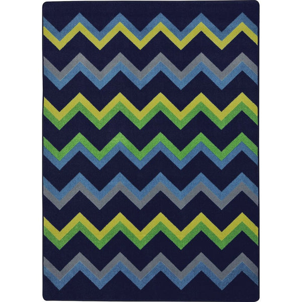 Kid Essentials Sonic 5'4" x 7'8" Area Rug in Color Navy