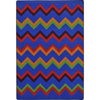 Kid Essentials Sonic 5'4" x 7'8" Area Rug in Color Primary