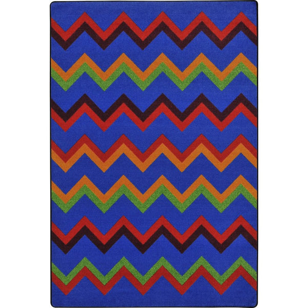 Kid Essentials Sonic 5'4" x 7'8" Area Rug in Color Primary