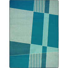 Kid Essentials Spazz 3'10" x 5'4" Area Rug in Color Teal